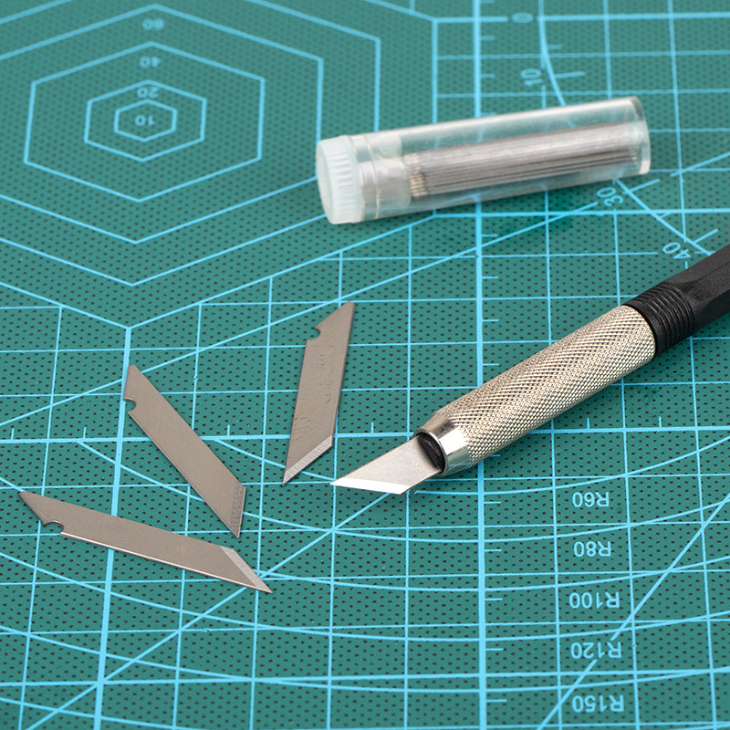 九洋9 sea 35°模型专用笔刀台湾6mm 宽口 sk5高碳钢刀片超作灵活