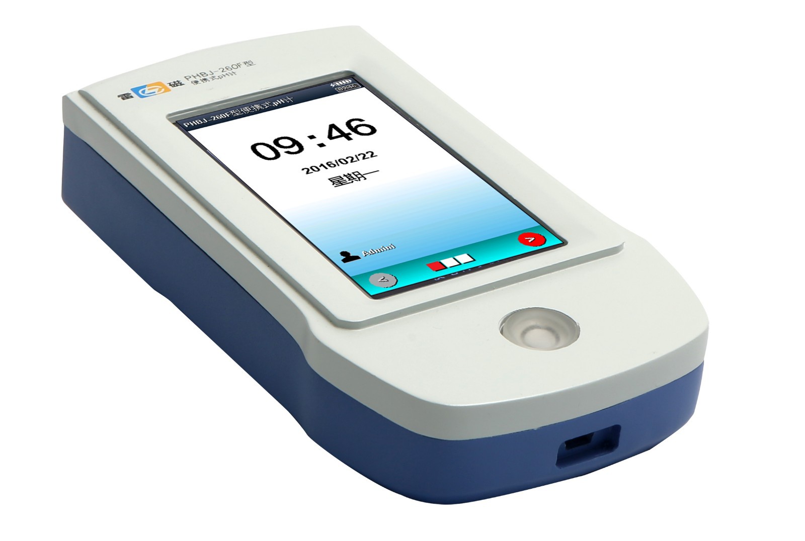 促销上海雷磁 phbj-260f 智能型便携式酸度计 ph计