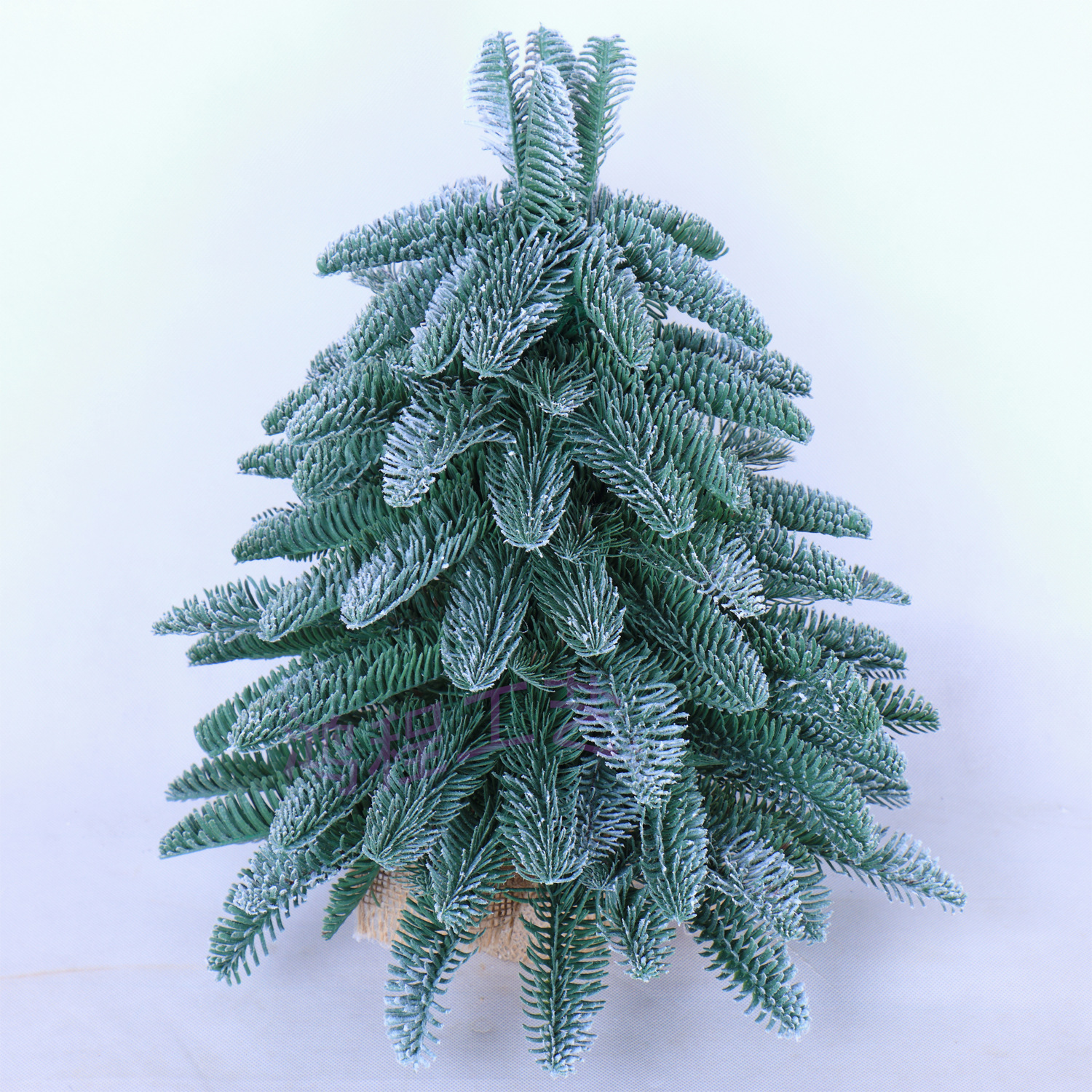 圣诞诺贝松迷你圣诞树桌面圣诞树工艺品雪花小圣诞树圣诞节装饰树