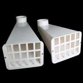 侧排雨水斗pvc女儿墙出水口110水管配件水簸箕排水管塑料硬地漏器