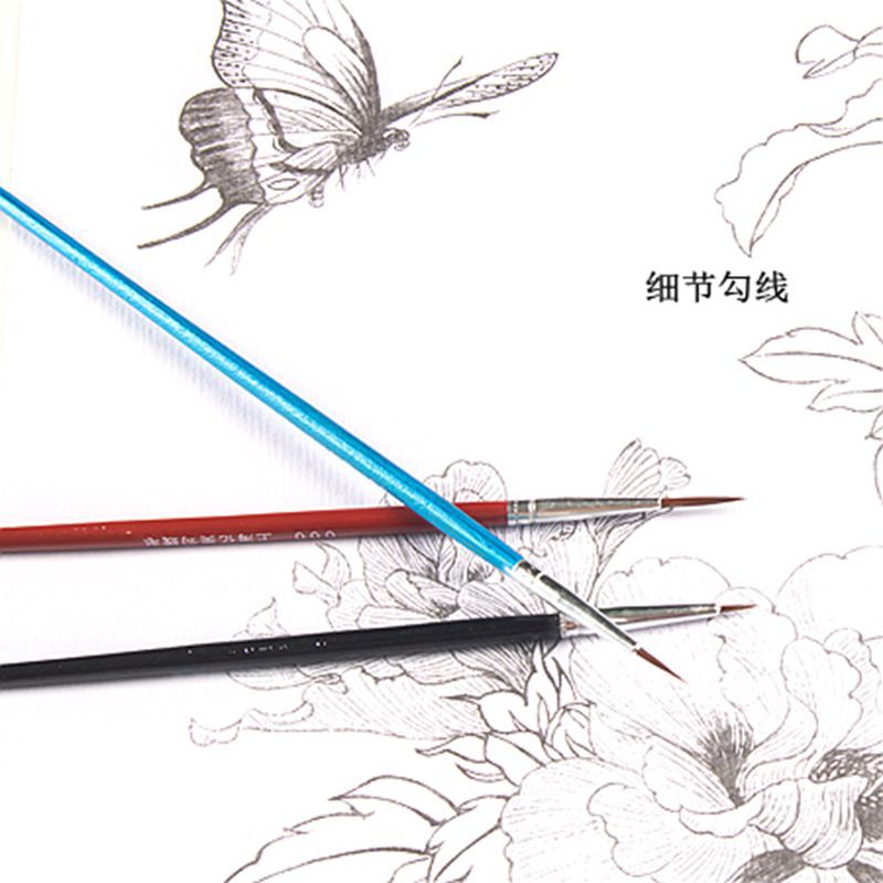 厂家直销 尼龙毛勾线笔 油画专用笔 钩边笔