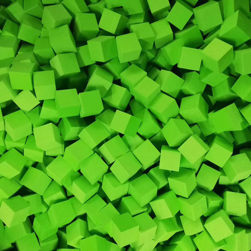 工厂批发 eva软质泡棉俄罗斯方块积木彩色38度弹力海绵块 环保