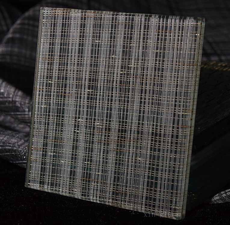 厂家热销艺术夹丝办公隔断酒店背景家装安全防爆淋浴房夹胶玻璃