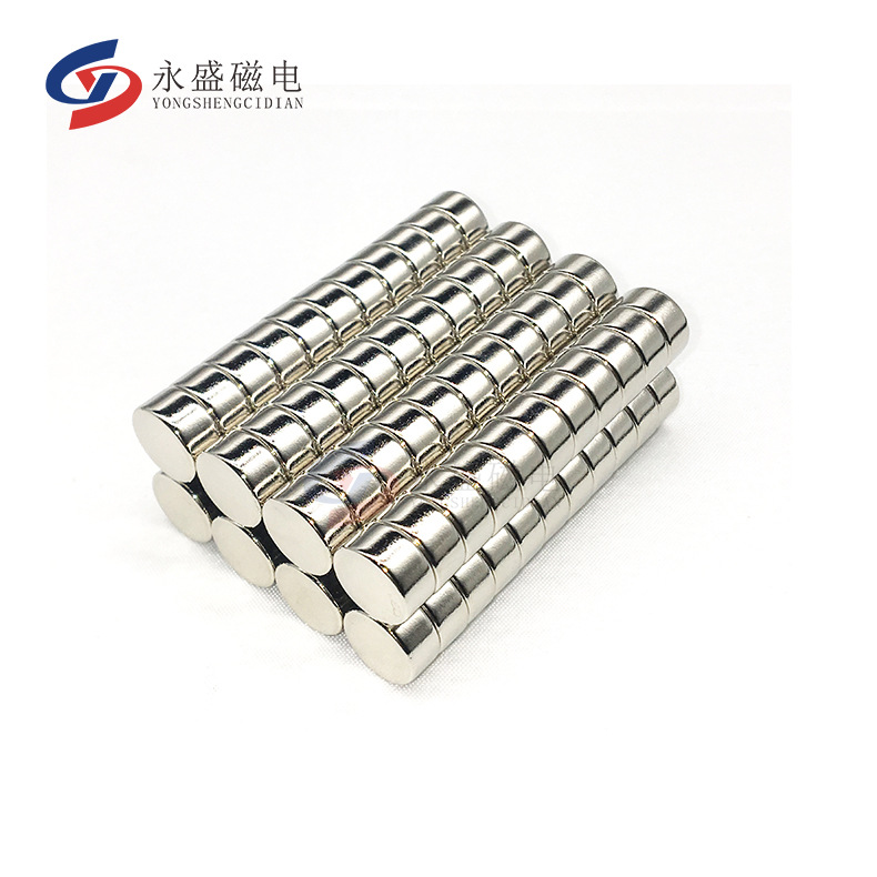 永盛磁电超强力磁铁圆形10x5mm稀土高强度永磁钕铁硼小磁石吸铁石