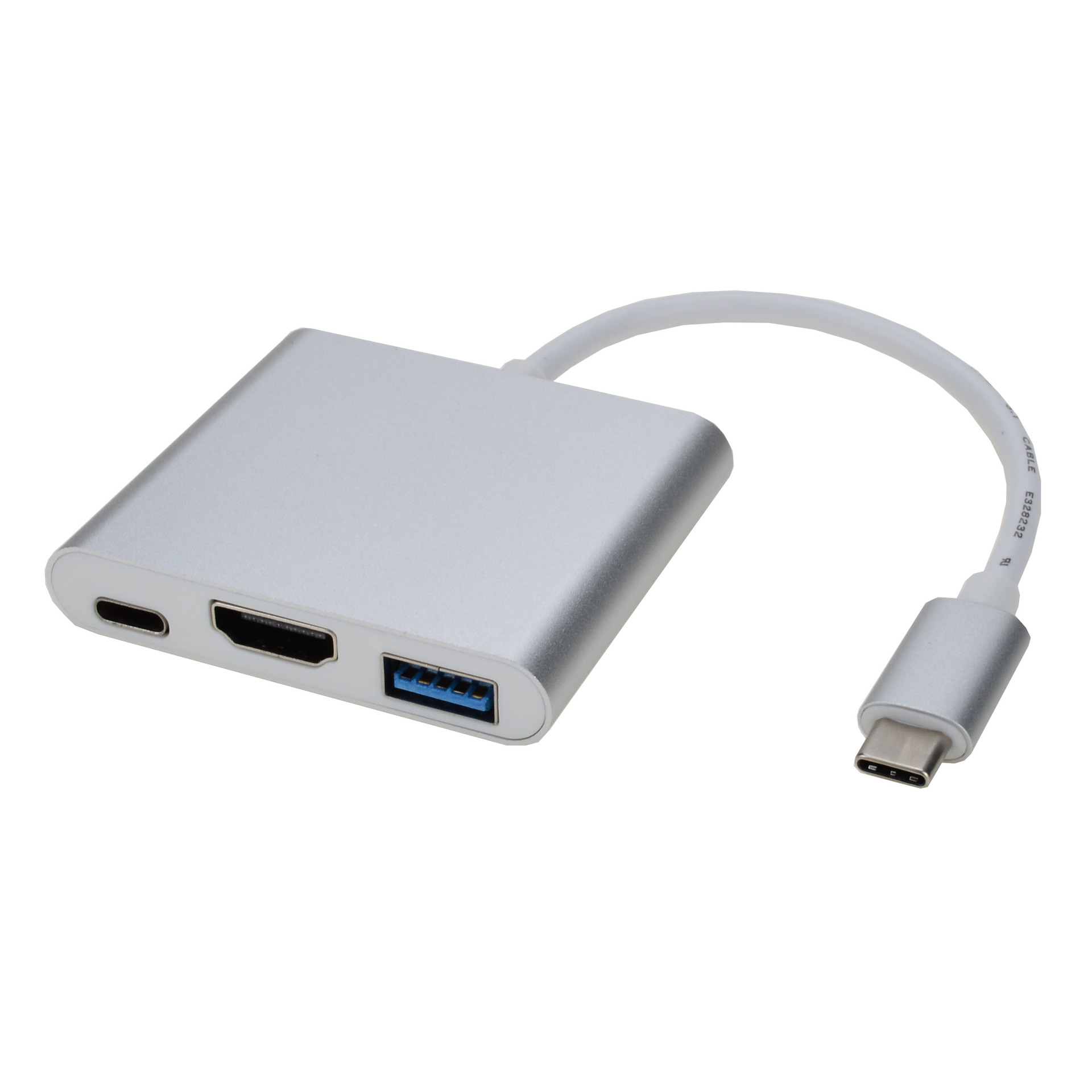 实力商家typec转hdmi usb3.0 pd供电数据 typec hub高清转接