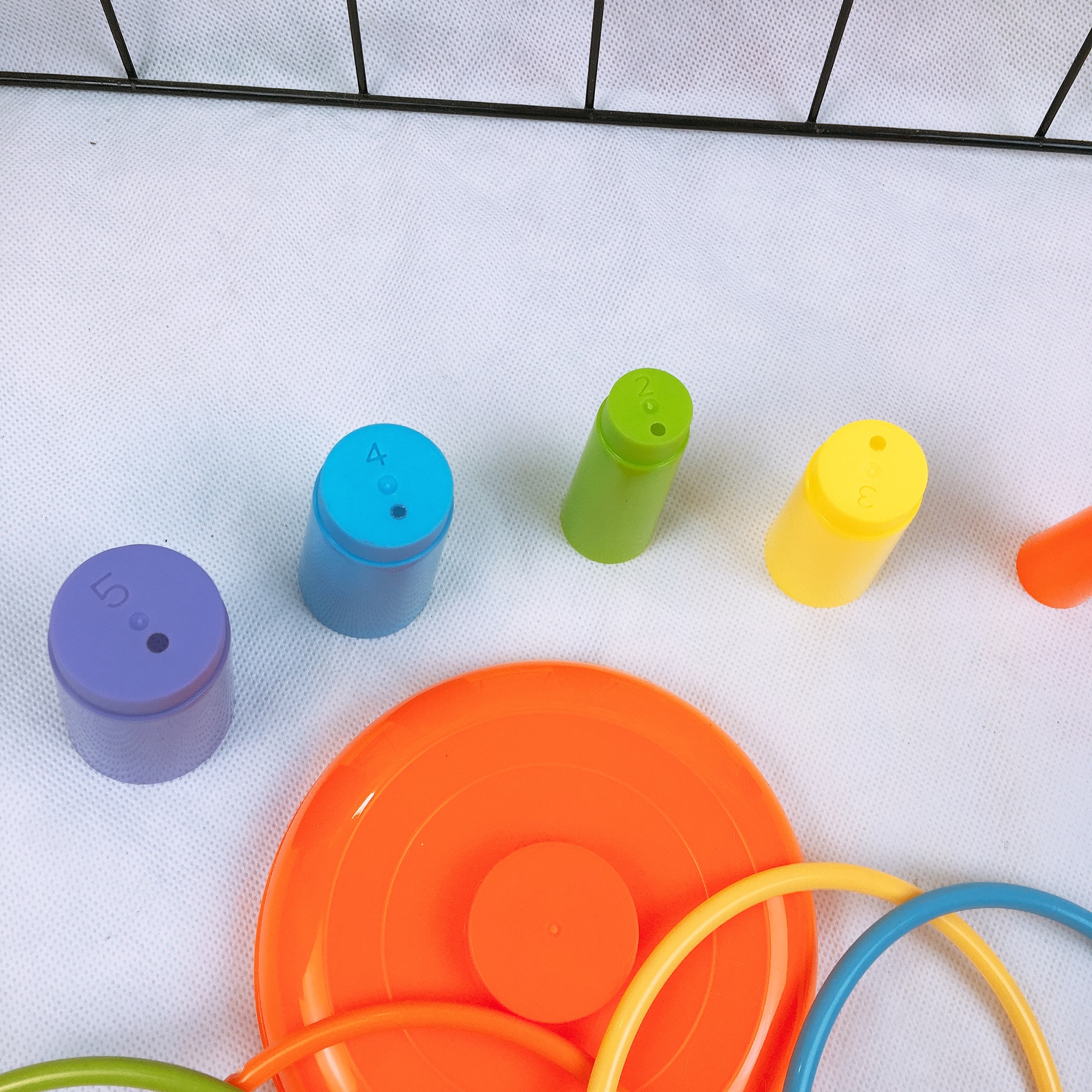 小熊青蛙足球套圈圈玩具 儿童投掷套圈游戏套装套环玩具 地摊热卖