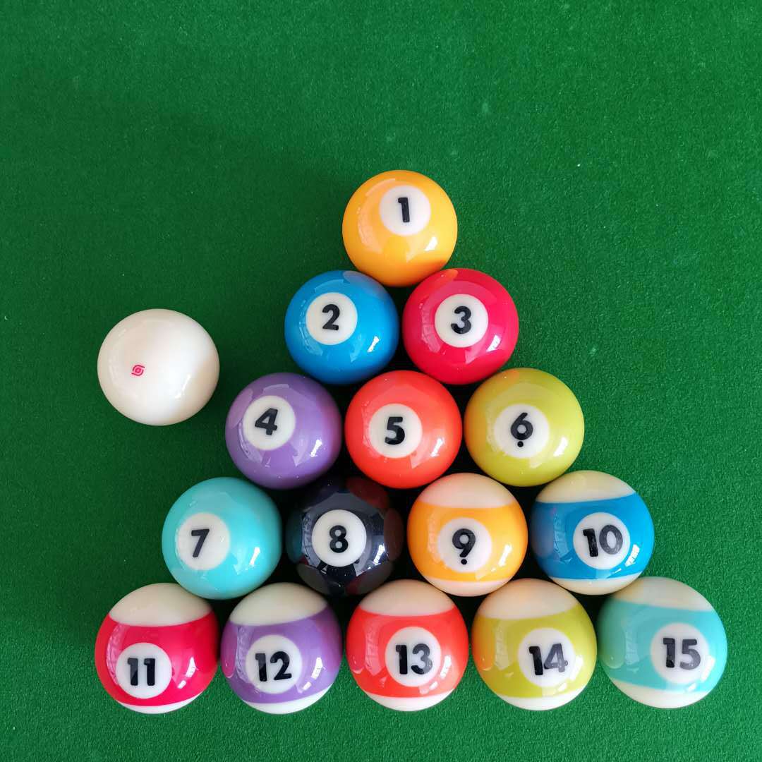 独眼龙水晶球大号美式桌球子中式黑八十六彩台球子台球用品配件