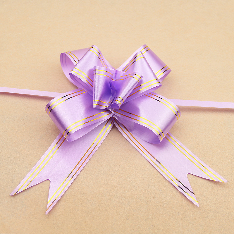 创意款婚车扎花彩带蝴蝶结手拉花礼品包装饰品车把手扎花大号拉花