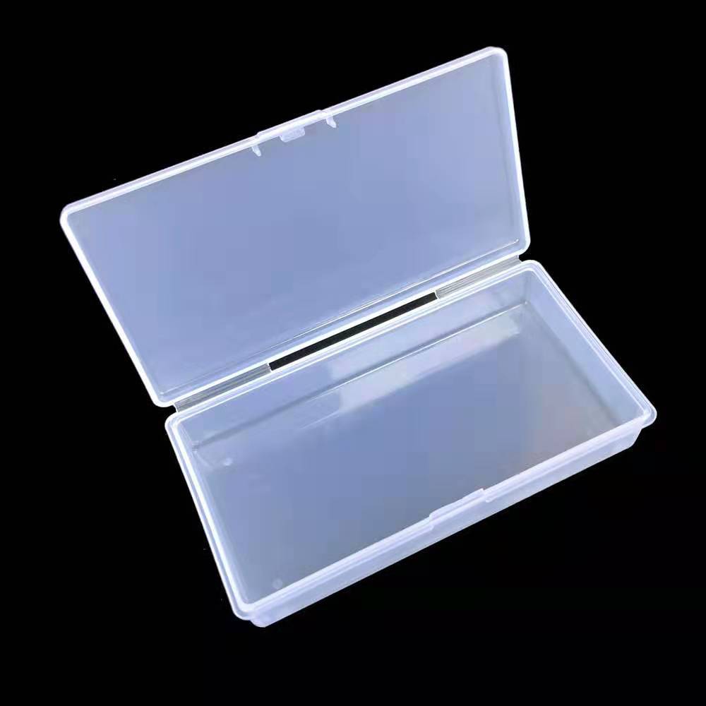 长方形透明塑料锁扣盒纽扣铺料渔具首饰五金配件螺丝包装盒子空盒