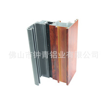 厂家出售 隔热铝型材 断桥穿胶隔热铝材 喷涂木纹 表面处理铝合金