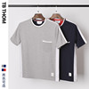 2019 summer new pattern around Hit color TB THOM Short sleeved T-shirts pure cotton fashion Trend 2019 summer new pattern around Hit color TB THOM Short sleeved T-shirts pure cotton fashion Trend