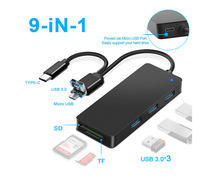 USB 3.0 TYPE C HUB读卡器MICRO OTG 扩展坞CARD READER