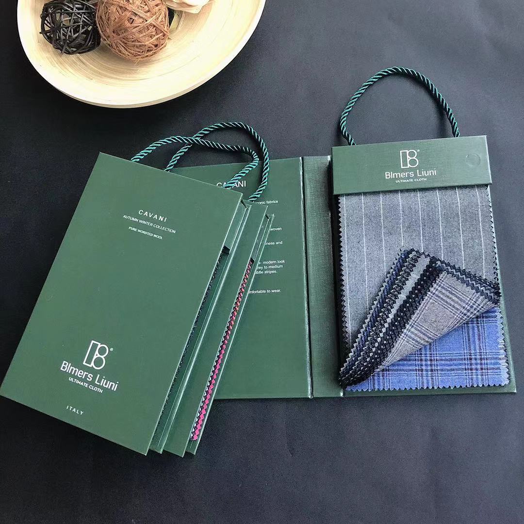 纸爱西服面料色卡册定制 布料样卡样品册多种款式定做