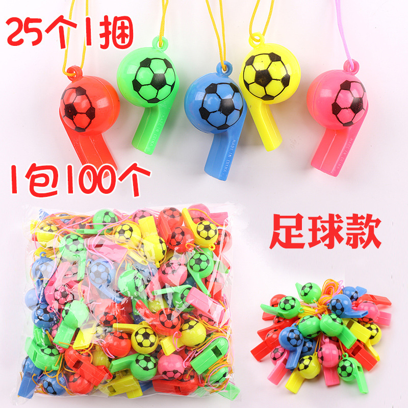 World Cup Football Whistle Plastic Smiley Face Whistle Referee Whistle Children's Gift Cheering Props Stall Toy