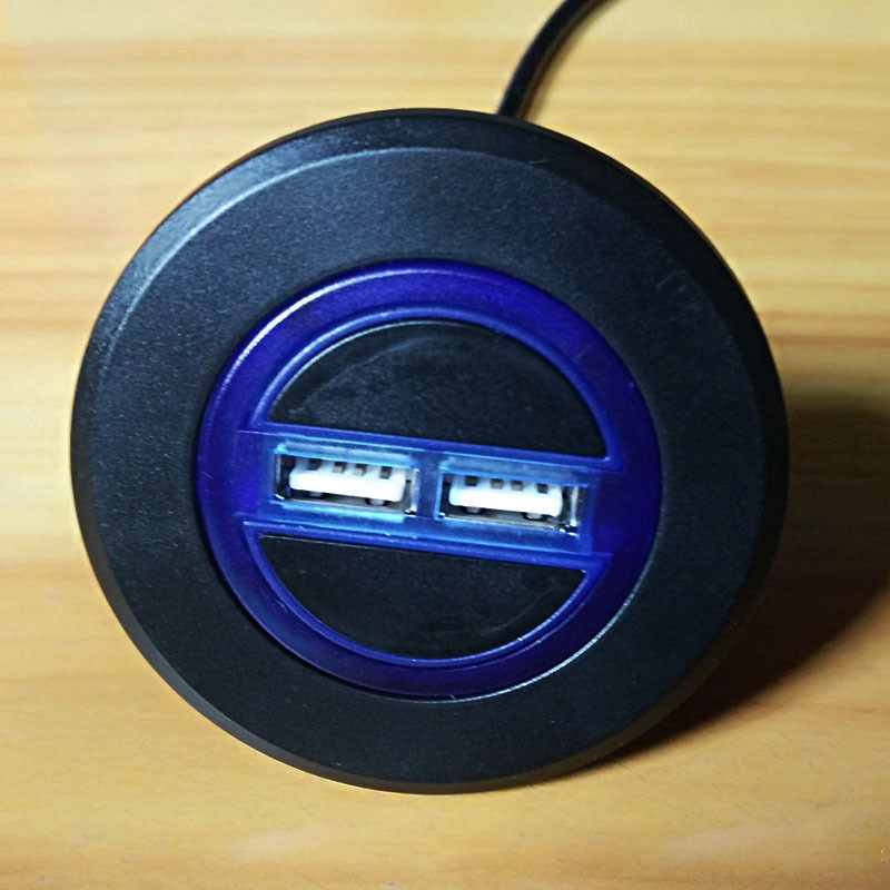 智能家居私人影院电动沙发厂家维修圆形双usb充电接口有线手控器