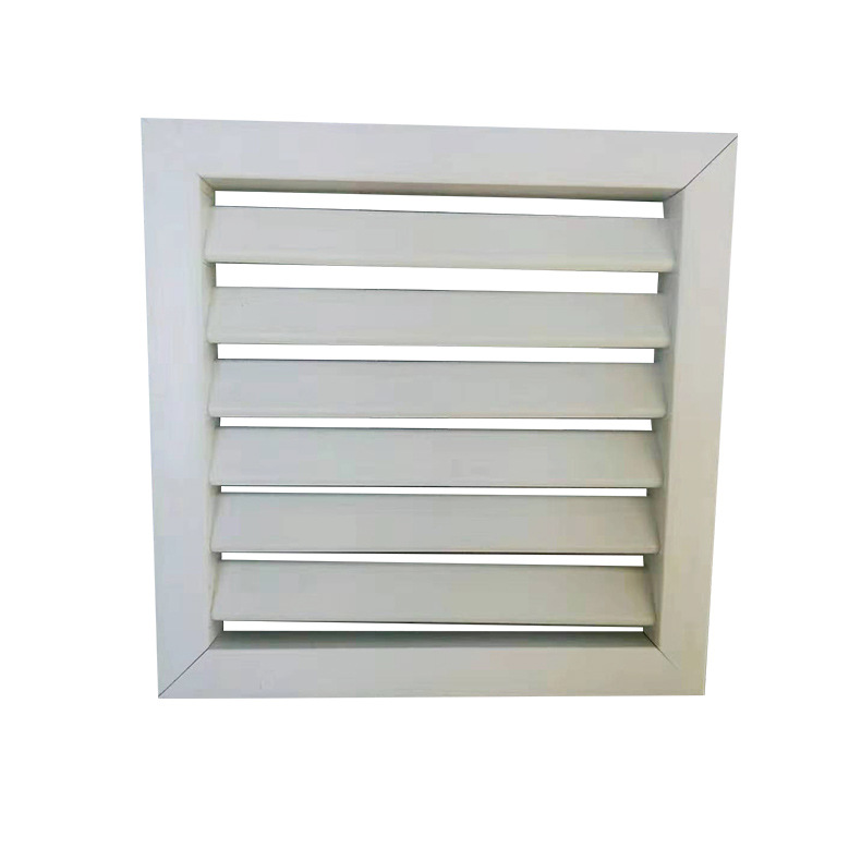 pvc百叶窗塑钢空调隔雨罩厂家定制百叶窗塑钢材质耐用