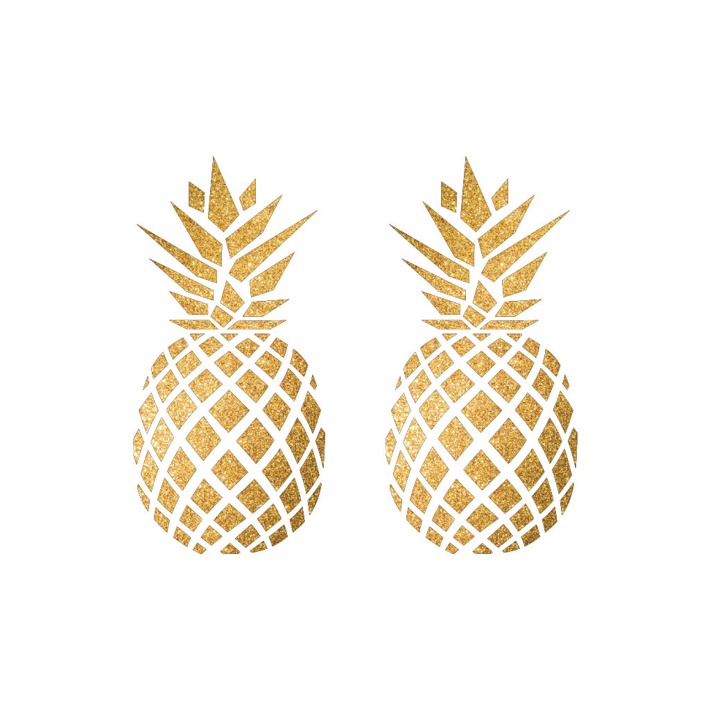 外贸新创意 多色菠萝 卡通墙贴 ins儿童婴儿房墙面装饰涂鸦贴纸画