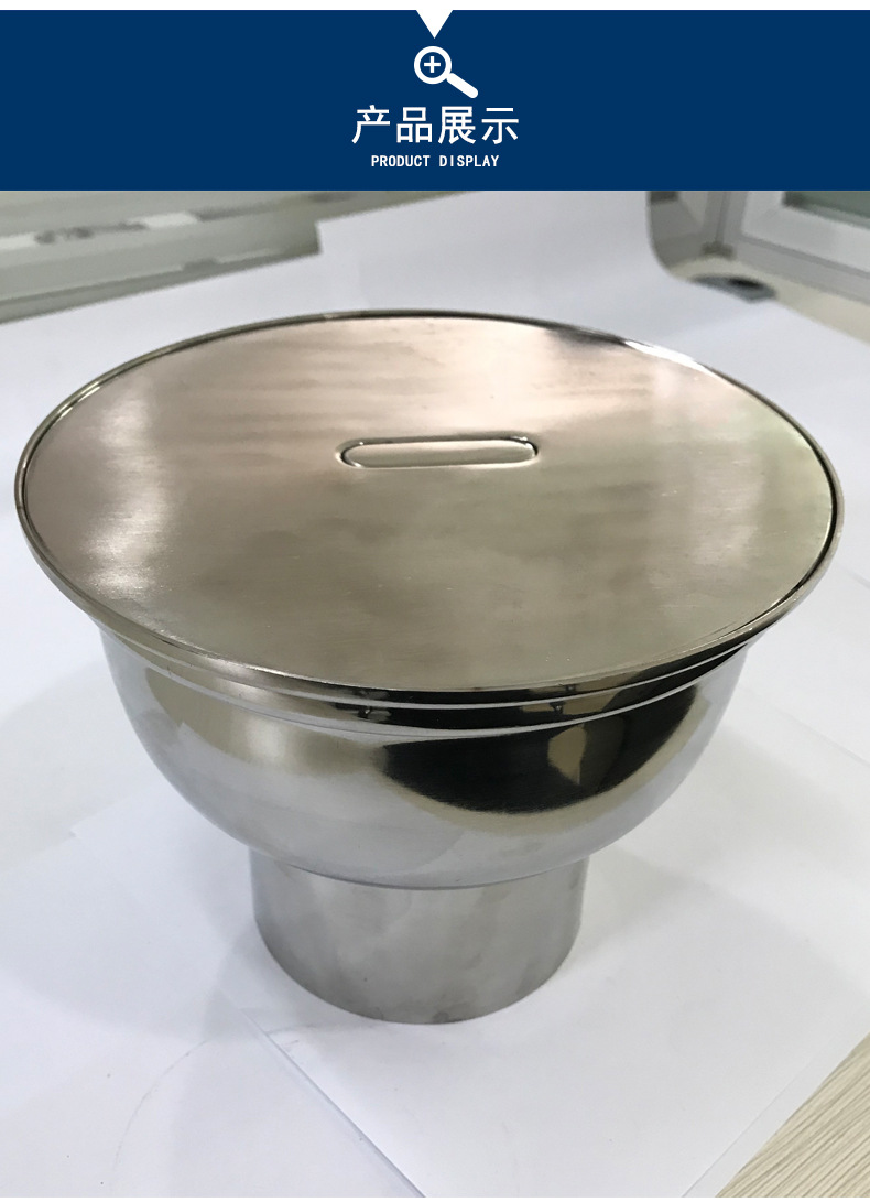 不锈钢洁净地漏 316l不锈钢卫生级双水封地漏 定制加工 厂家直销