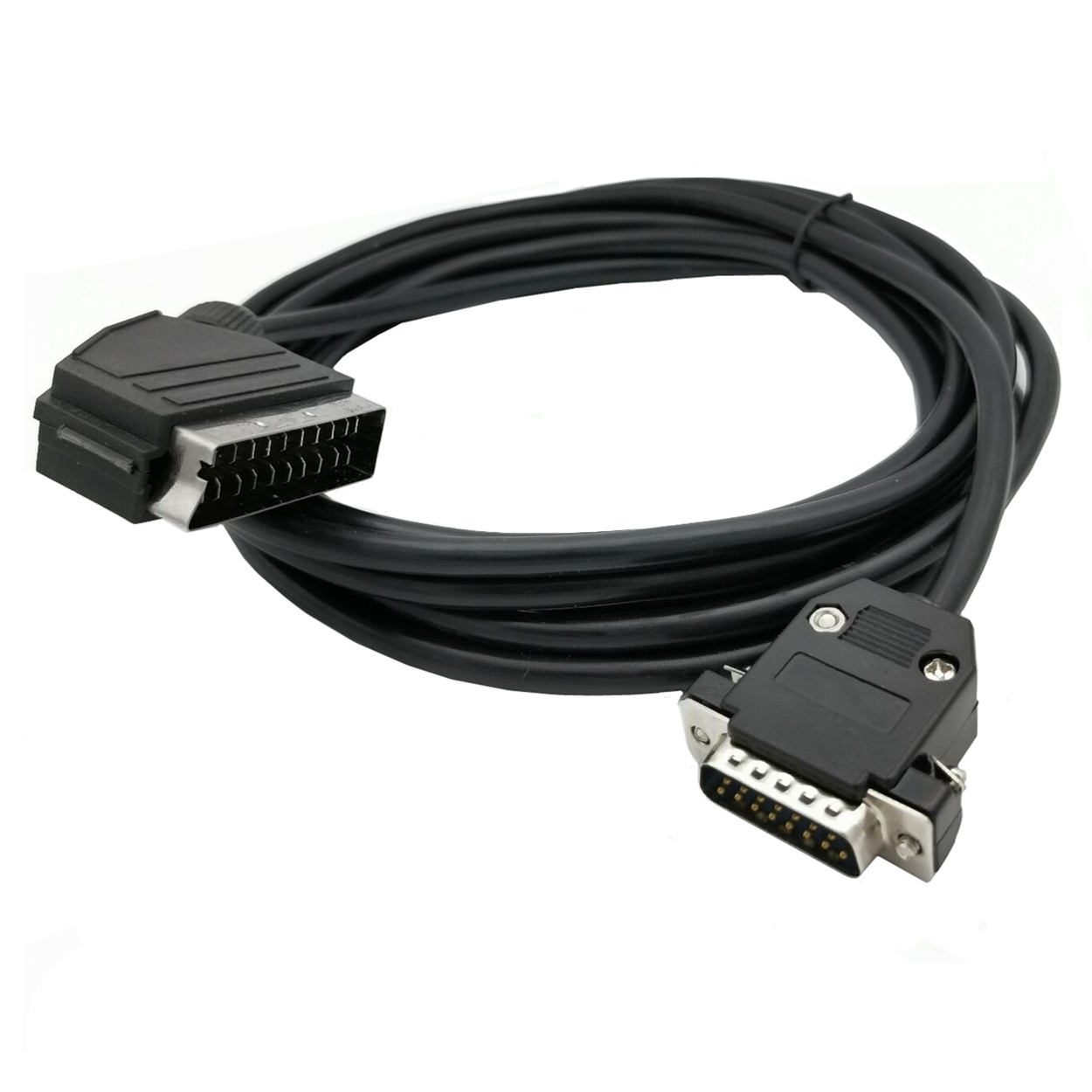 scart 转db15p线 15芯满点 视频连接线 scart 21p to vga 连接线