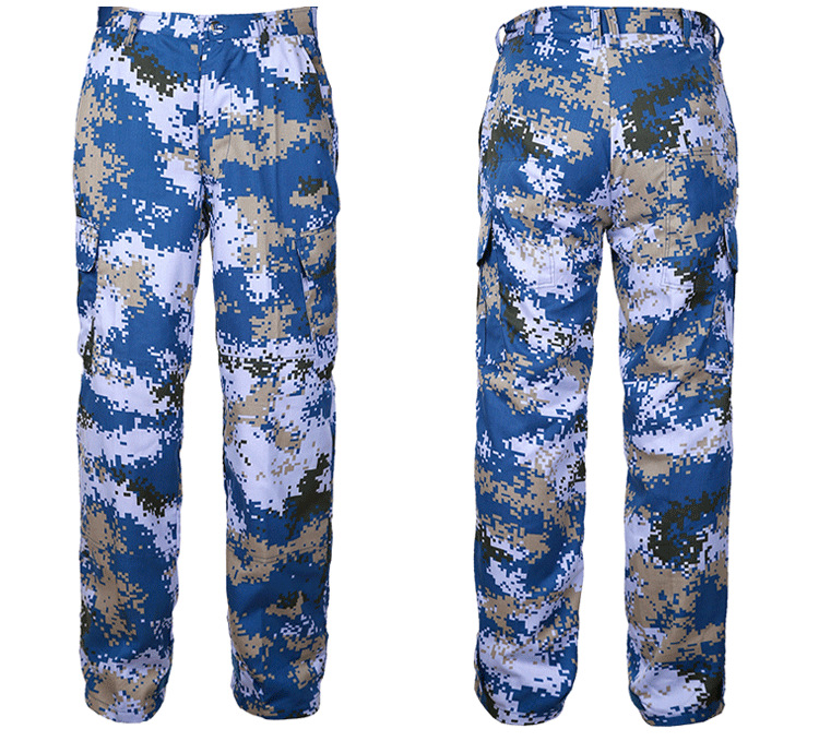 正品07海洋迷彩服套装男海军夏季户外特种兵冬季军训作训服耐磨