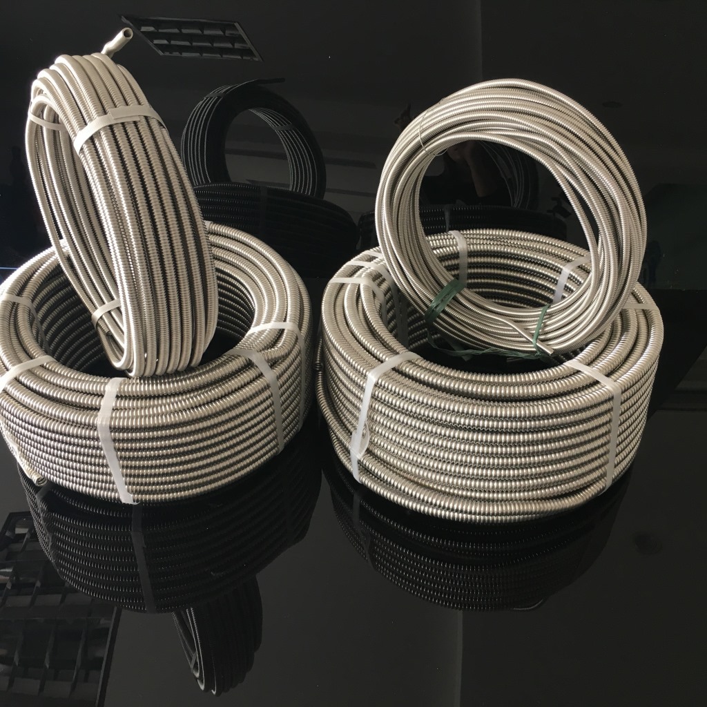 1寸304不锈钢波纹管Φ25金属波纹管软管高压管中央空调风机盘管a