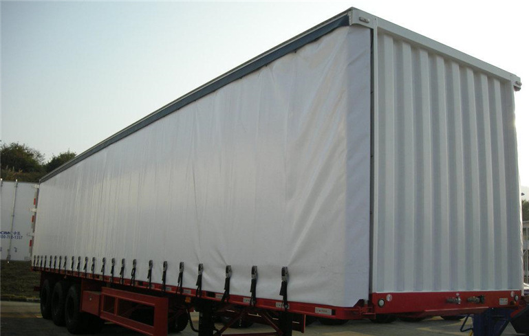 厂家直销卡车侧帘布 pvc涂层夹网布 耐磨防晒抗撕裂 量大从优