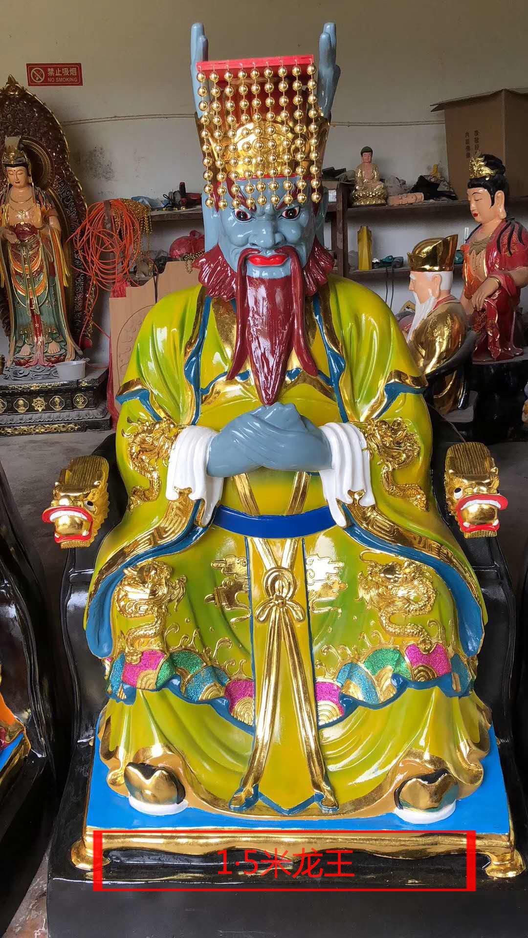 东海龙王神像 四海龙王神像 北海龙王树脂神像善缘佛像厂直销