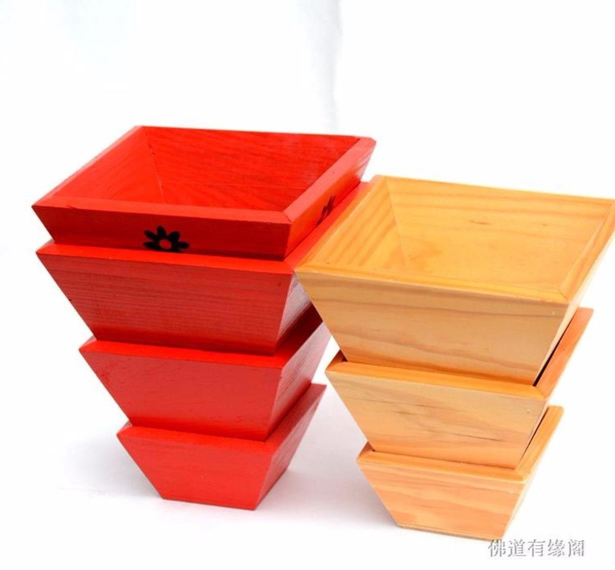 米升 米斗 量米老式升子四方仿古开业升子楔结婚用婚庆招财摆件