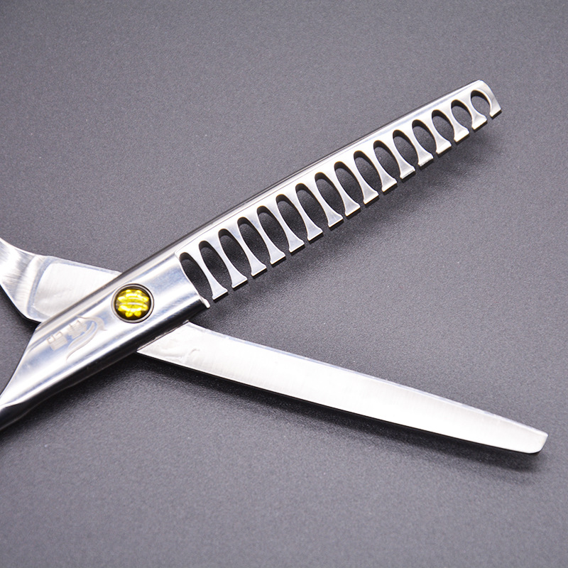 专业鱼骨剪刀牙剪60寸大去发量美发剪家用打薄剪专业理发剪刀