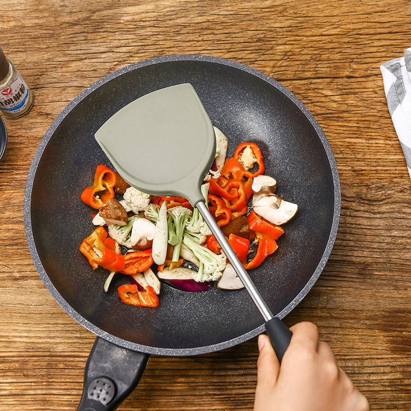 包邮硅胶炒菜铲锅铲家用不粘锅防烫锅铲炒铲-阿里巴巴