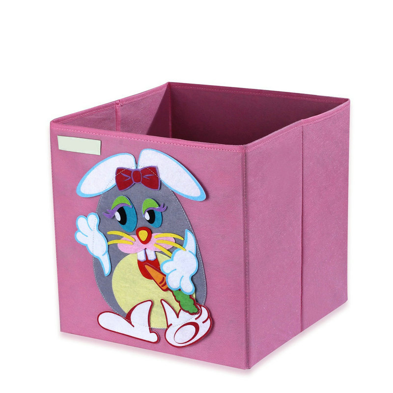 无纺布收纳盒收纳箱 儿童玩具收纳整理箱 卡通收纳盒现货