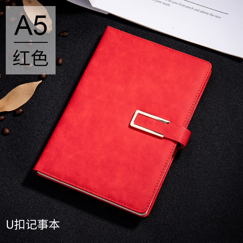 Factory in Stock Wholesale Business Gift Notepad Pu Advertising Lettering Souvenir Notebook Gift Set Logo