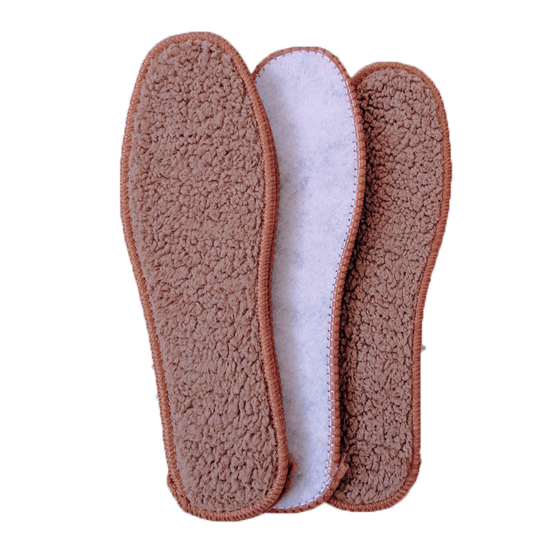 冬季羊毛鞋垫保暖鞋垫 羊驼绒鞋垫男女通用毛绒鞋垫 1元地摊批发