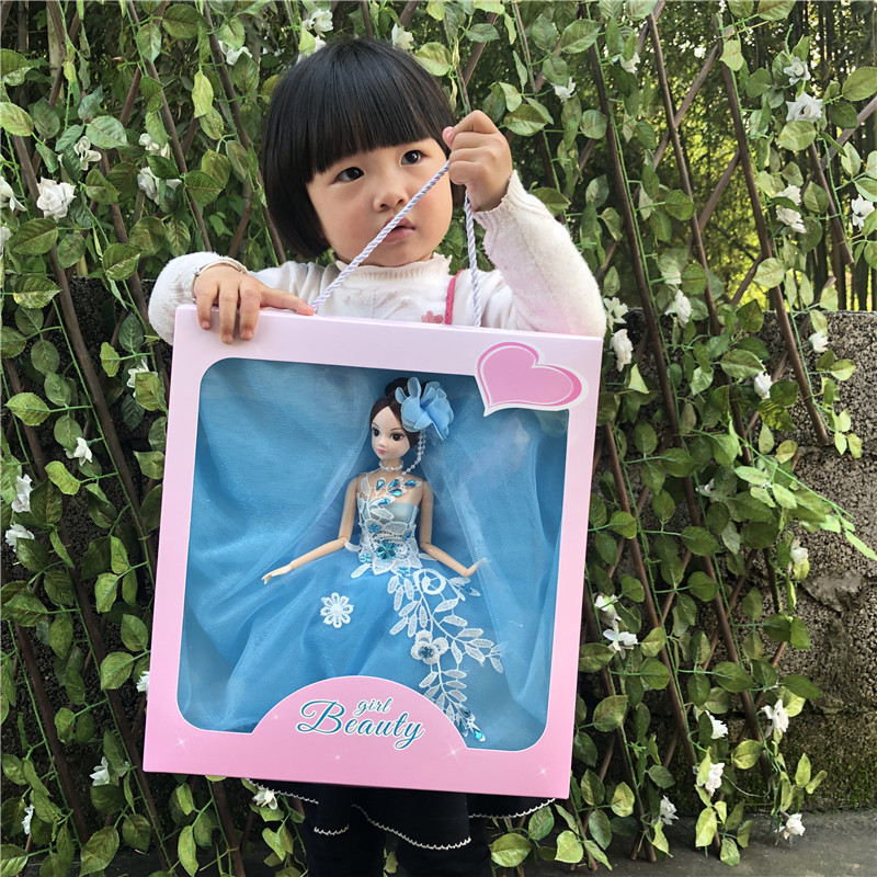 婚纱芭比娃娃礼盒包装盒礼品袋单拍不发货