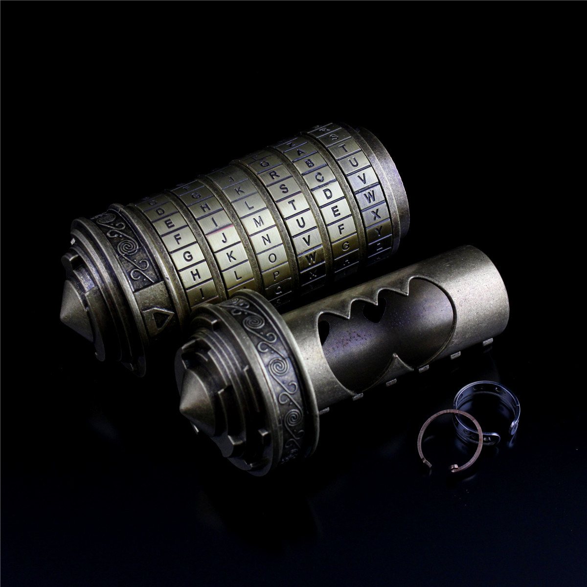 达芬奇密码筒锁 金属精密版创意情人节浪漫生日礼品 男女朋友礼物