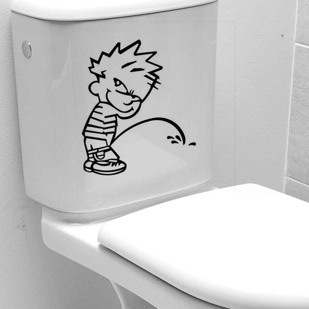 小孩尿尿 汽车贴励志名言欧美 英文诗精雕批发 墙贴 马桶贴a1060