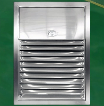 定制电梯前室多叶送风口不锈钢正压送风口不锈钢防火百叶风口