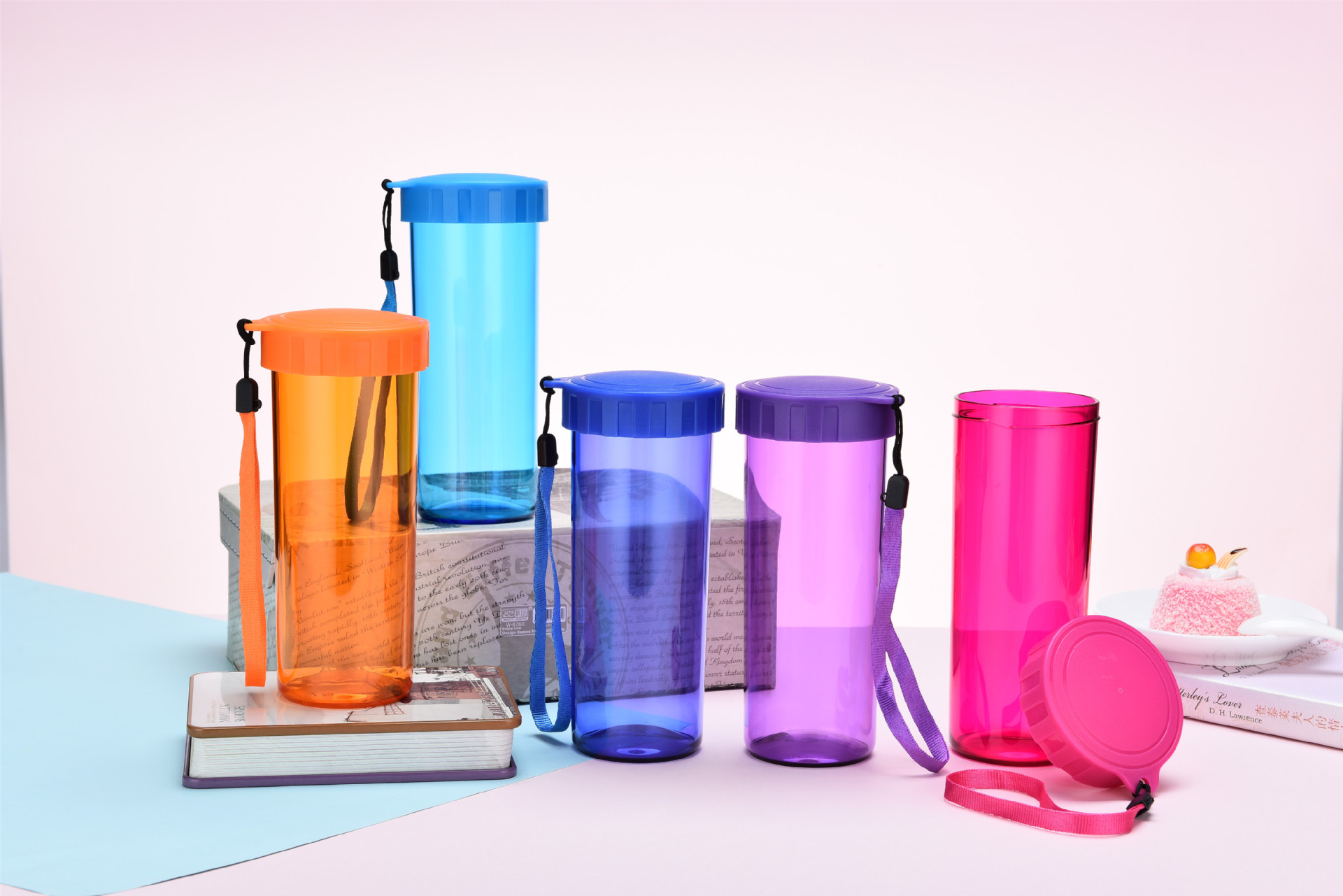 全新pc摔不破塑料杯高透明防漏防摔便携水杯礼品广告定制logo杯子