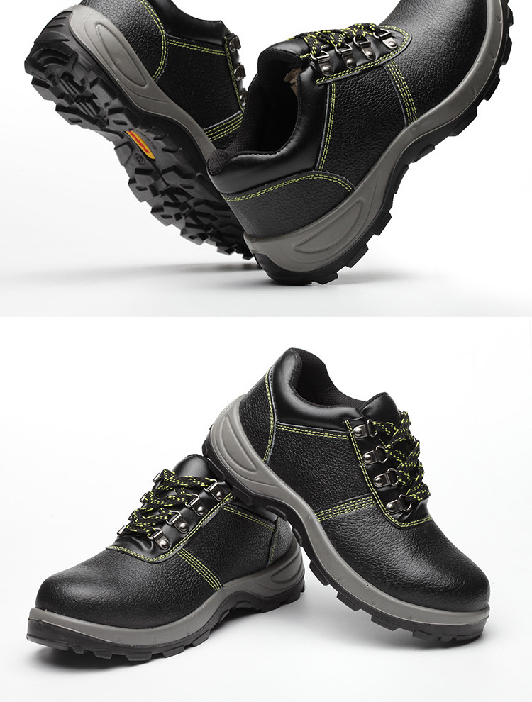 劳保鞋登山款低帮实心厎轻便 透气安全工作鞋防砸防刺鞋男现货