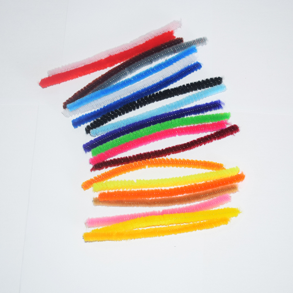 3克/条材质】:里面铁丝,外面毛绒【尺寸】:长约100mm是是否跨境出口