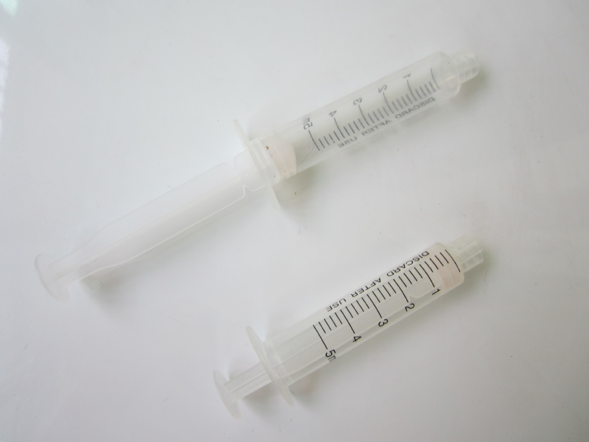 5ml白活塞硅胶毫升cc螺口螺纹螺旋螺牙luer lock注射器针筒助推器