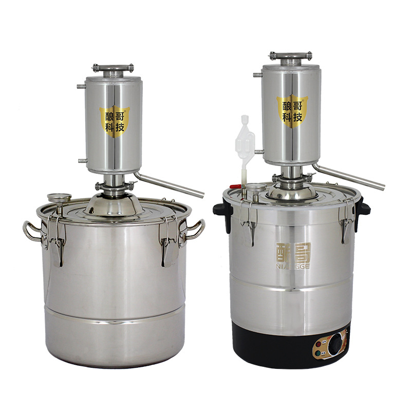 家用酿酒设备酿酒机小型全自动纯露机白酒蒸馏设备电热蒸酒机