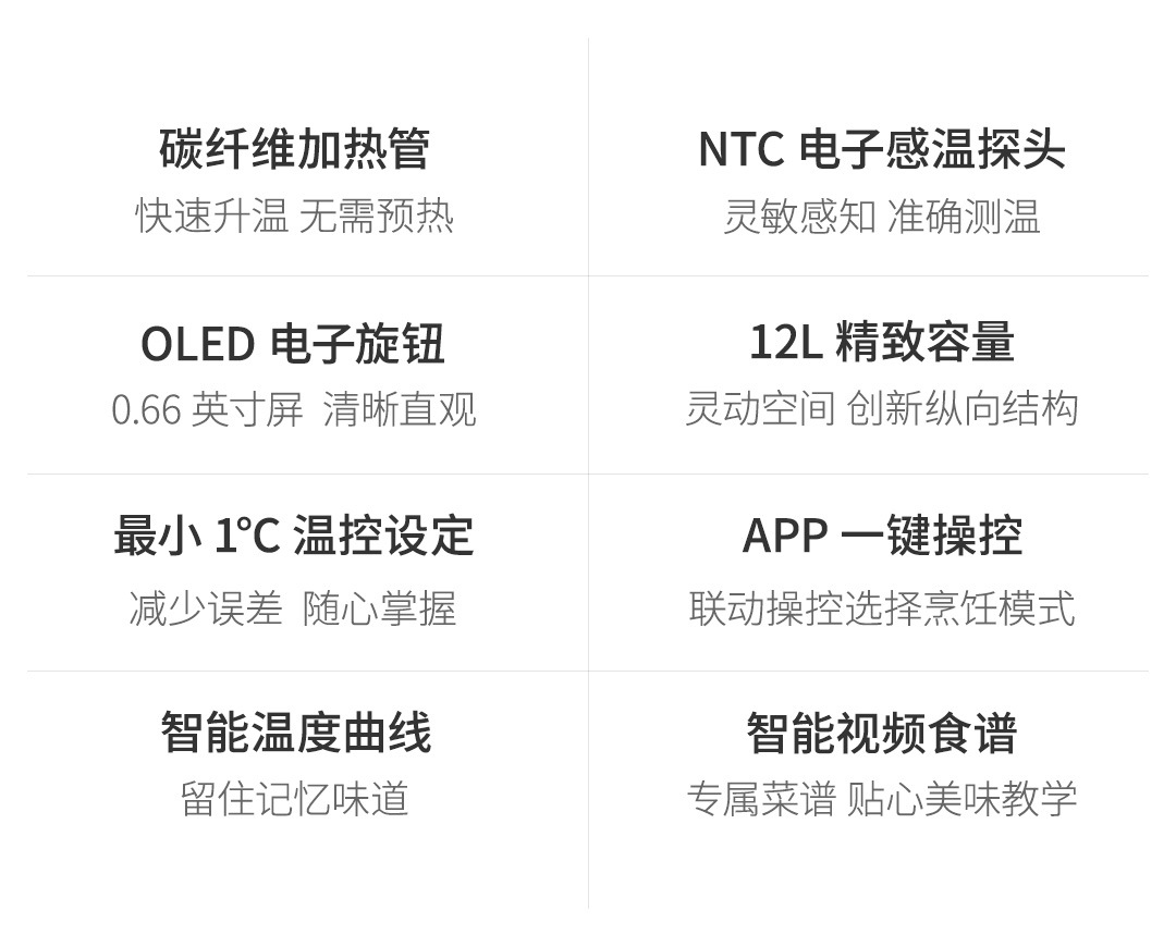 小米有品 tokit 迷你智能电烤箱家用烘焙蛋糕全自动烧烤箱微波炉
