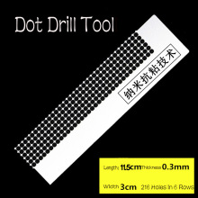 钻石画魔方圆钻 点钻工具 单排点钻尺子 修正 对齐 216孔 DIY手工