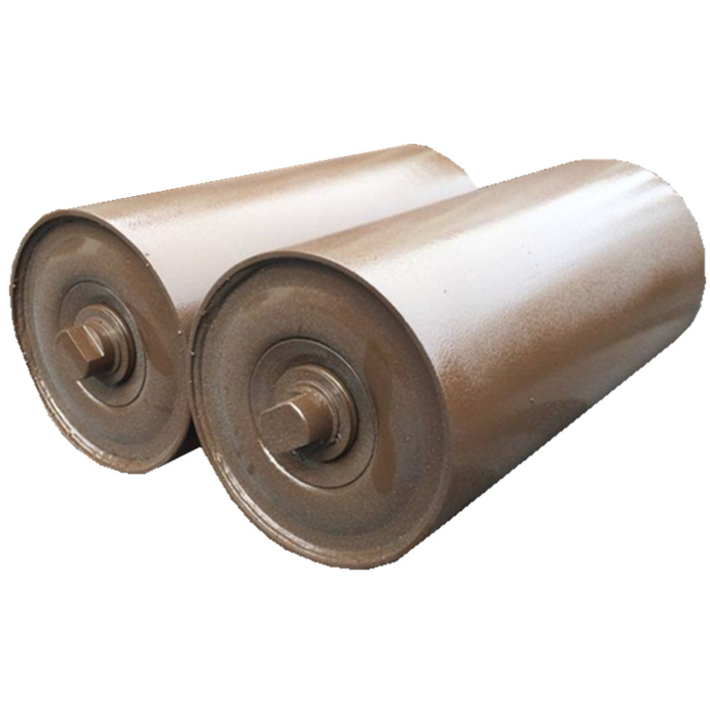 煤安生产定制改向滚筒 给煤机配件包胶滚筒质量好使用寿命长