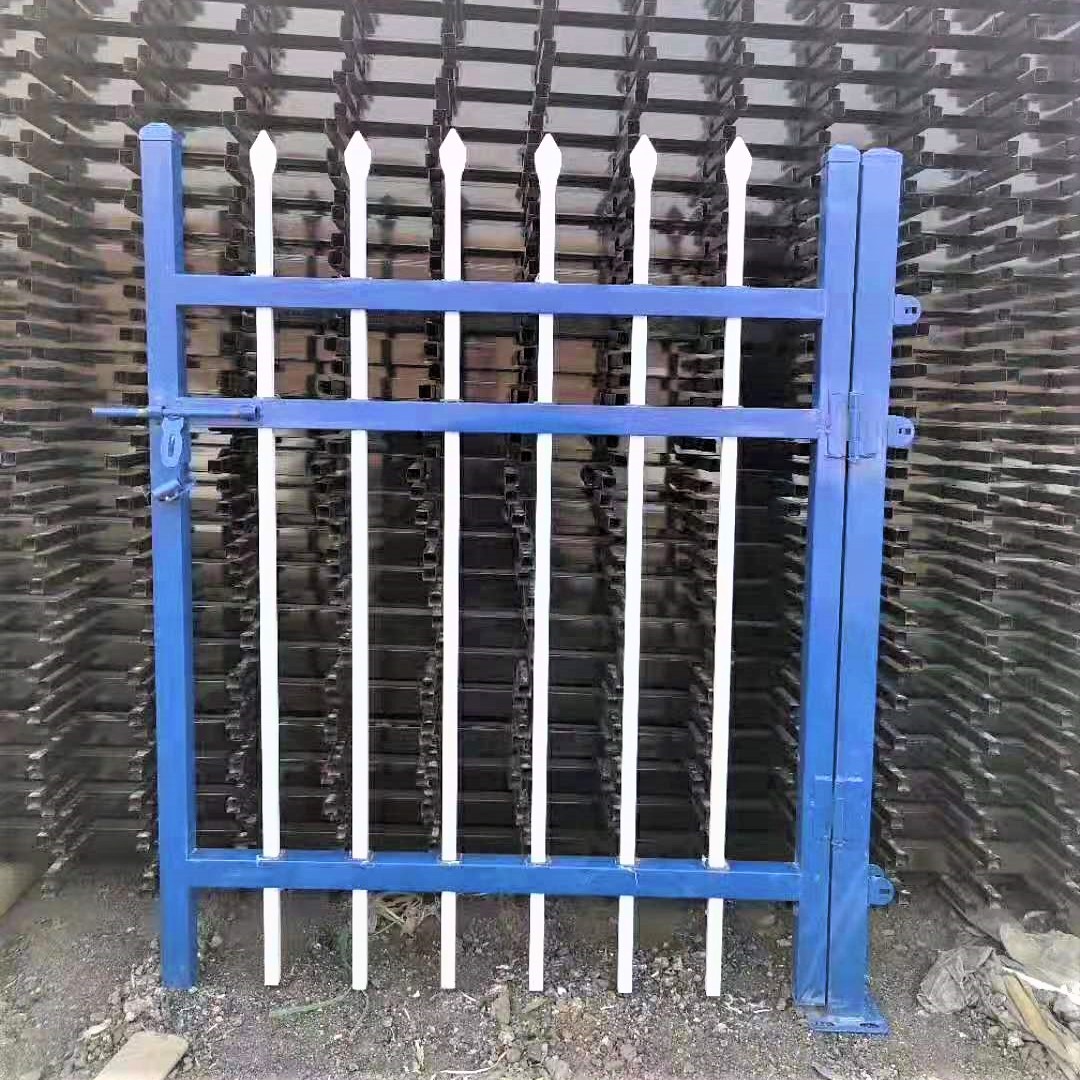 上海锌钢围栏厂家小区绿化厂区草坪铁艺围墙隔离栏园区护栏道路