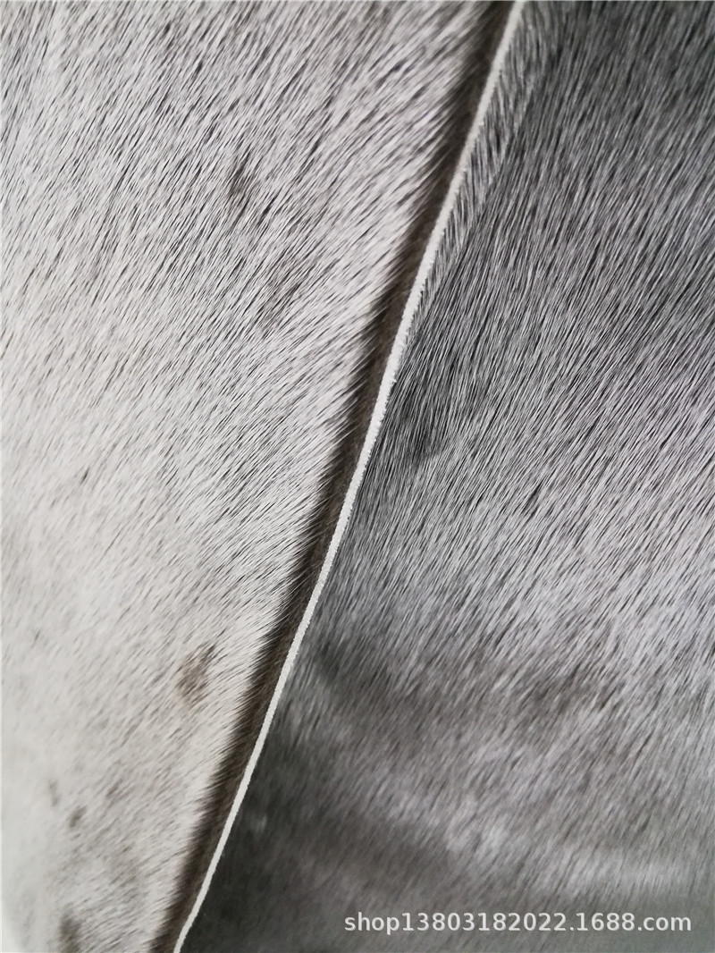 海豹皮毛一体皮草双面夹克 自然斑点海豹皮夹克 户外男式皮草