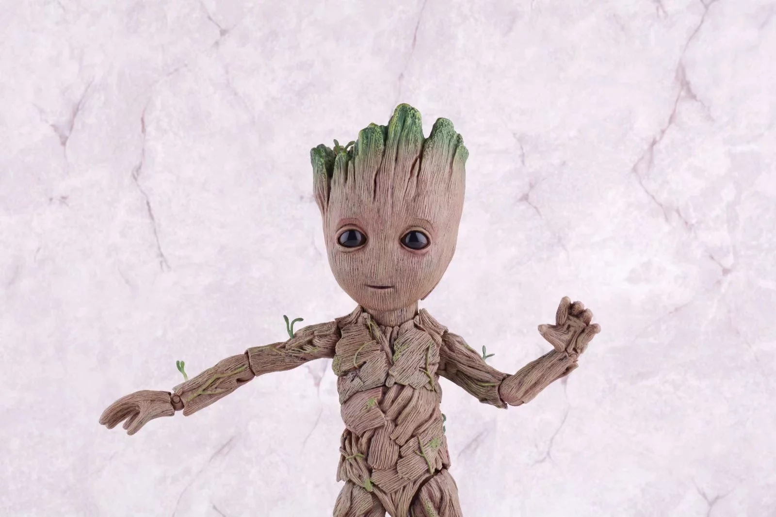 银河护卫队 格鲁特宝宝 groot小树人 关节可动盒装手办