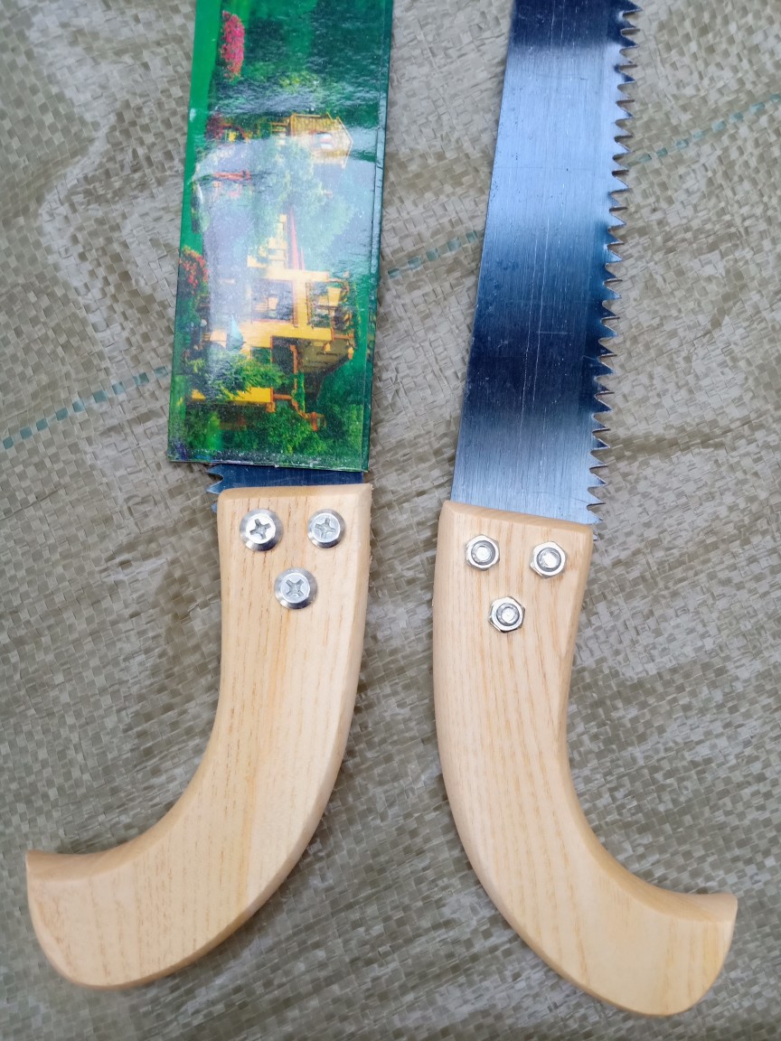 批发400烤蓝手锯园林果树锯多功能伐木工锯手板锯 小手锯大砖锯