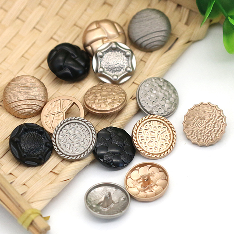 新款扣子现货风时尚金属纽扣男女大衣风衣西装扣时装多种款式手缝